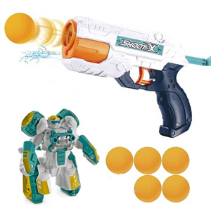 تفنگ اسباب بازی آب پاش دوکاره X-Shoot 2 in 1 همراه با آدمک تبدیل شونده_اسباب بازی